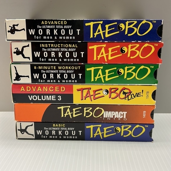 Tae Bo, Billy Blanks Set of 6 Tapes on VHS - Picture 9 of 9